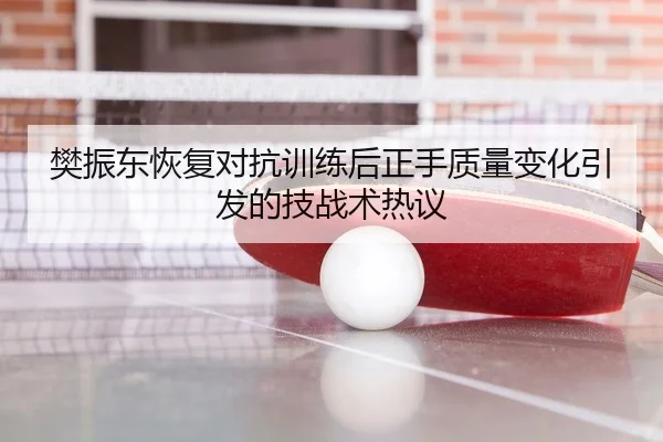 樊振东恢复对抗训练后正手质量变化引发的技战术热议